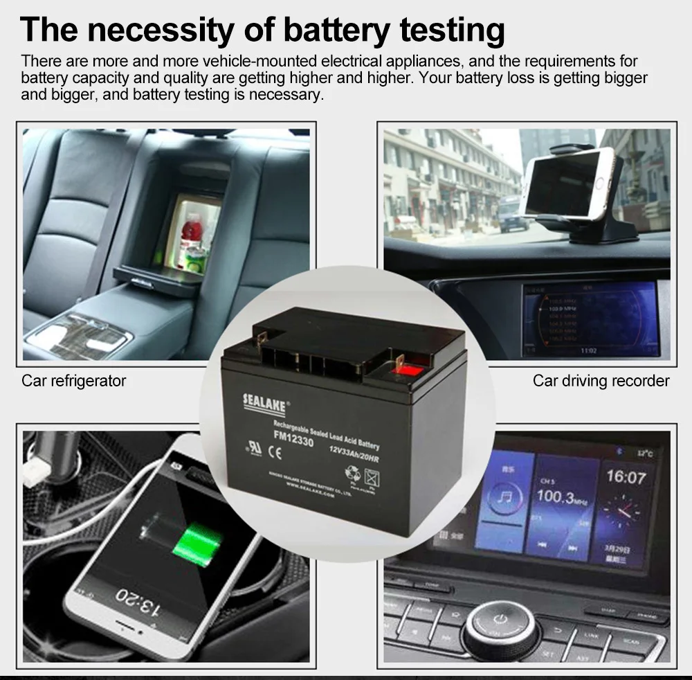 DUOYI DY2015 12V Car Battery T - Battery Load Tester 评论和价格