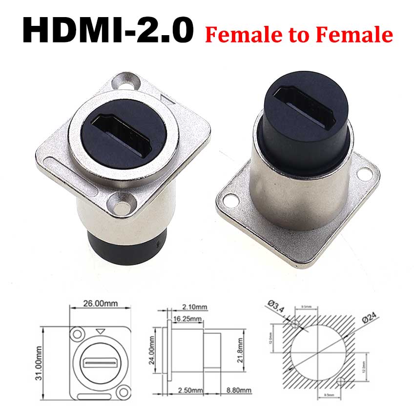 RJ45 USB 2.0 3.0 HDMI-2.0 Type - Transmission Jack Adapter 评论和价格