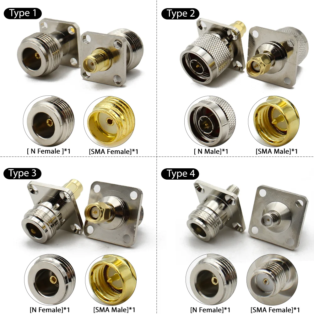 N SL16 to SMA Type Connector M - Transmission Jack Adapter 评论和价格