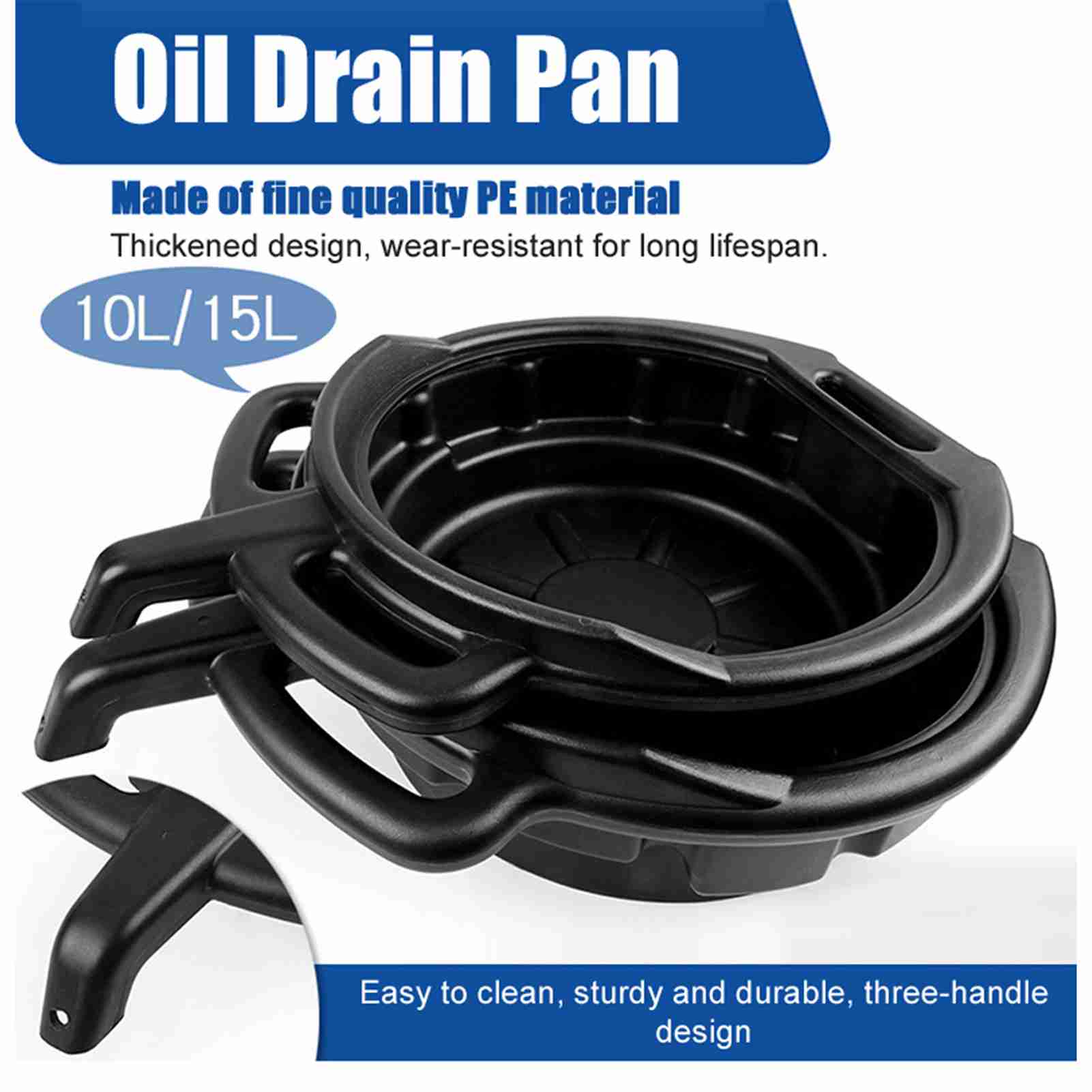 10L/15L Oil Drain Pan Waste En - Oil Drain Tank 评论和价格