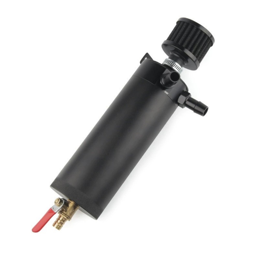 Universal 2-Port Baffled Oil C - Oil Drain Tank 评论和价格