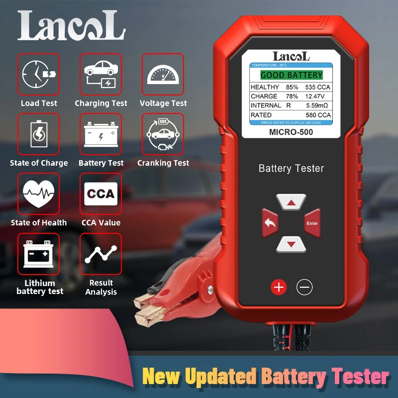 Lancol Micro 500 12V 24V Car B - Battery Load Tester 评论和价格
