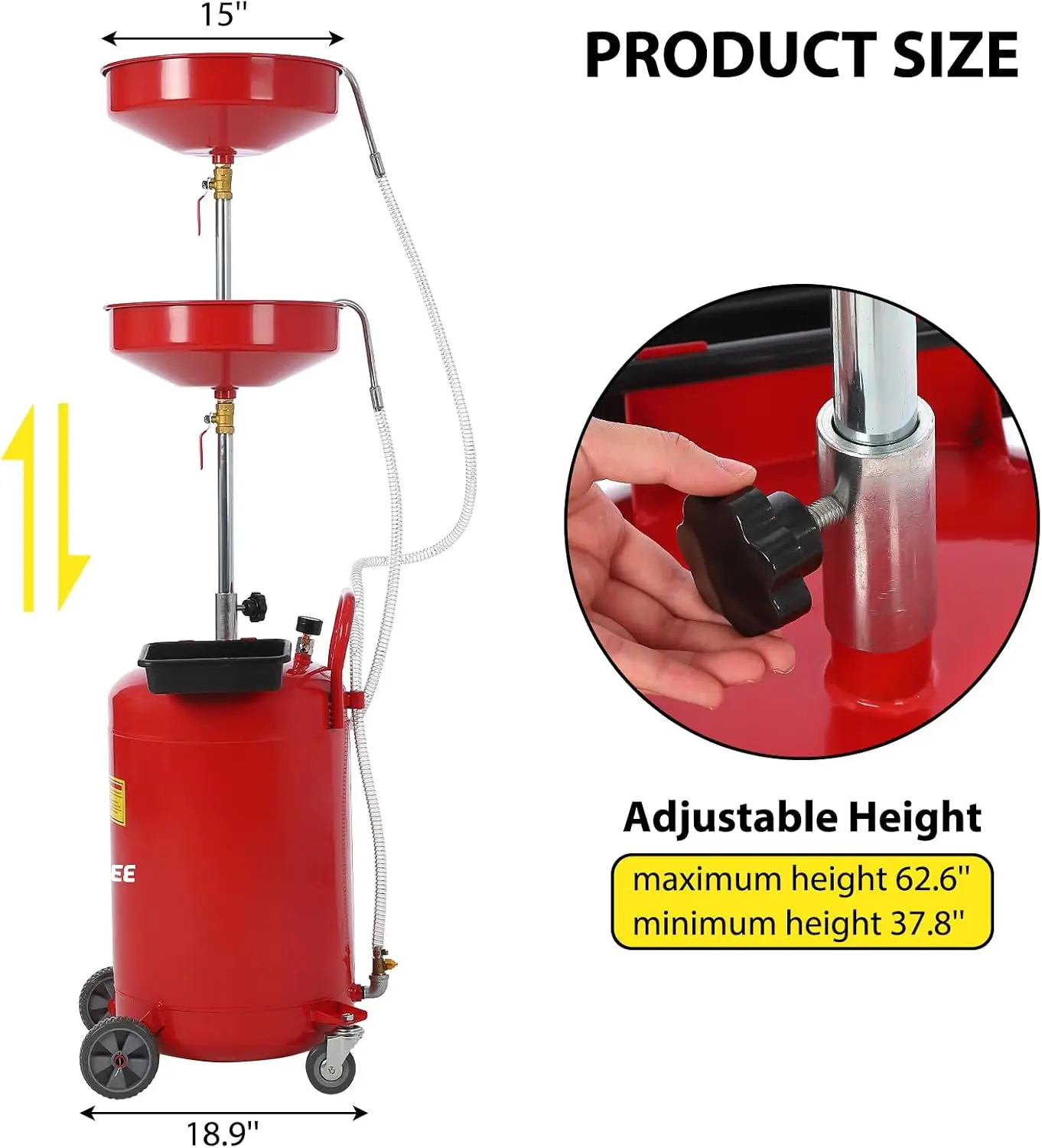 20 Gallon Waste Oil Drain Tank - Oil Drain Tank 评论和价格