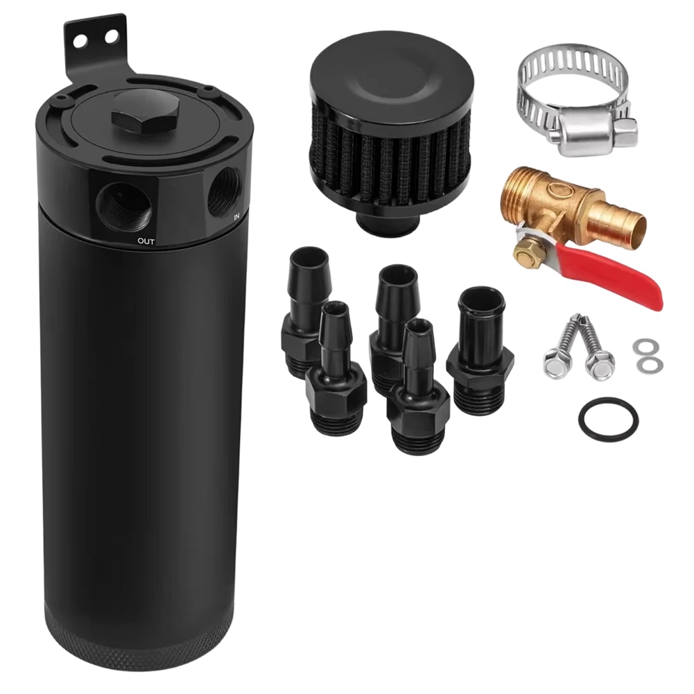 GOODT37C Universal 2 Port Alum - Oil Drain Tank 评论和价格