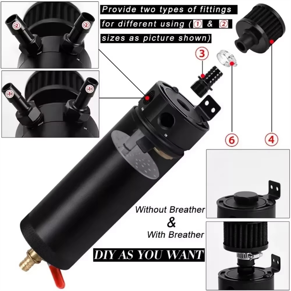 GOODT37C Universal 2 Port Alum - Oil Drain Tank 评论和价格