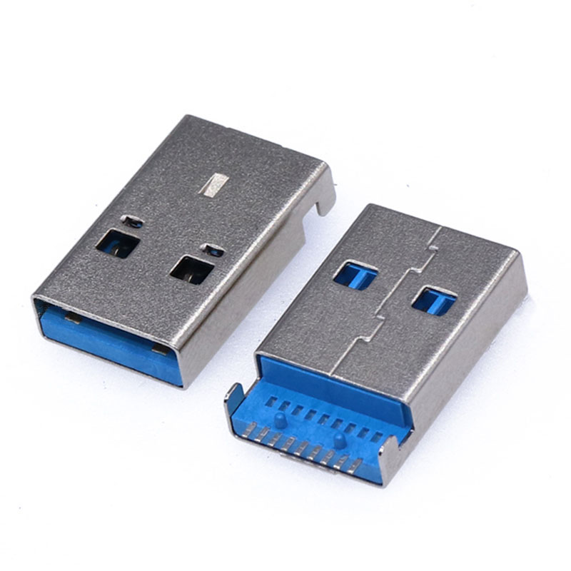 10PCS USB 3.0 A Type Male Plug - Transmission Jack Adapter 评论和价格