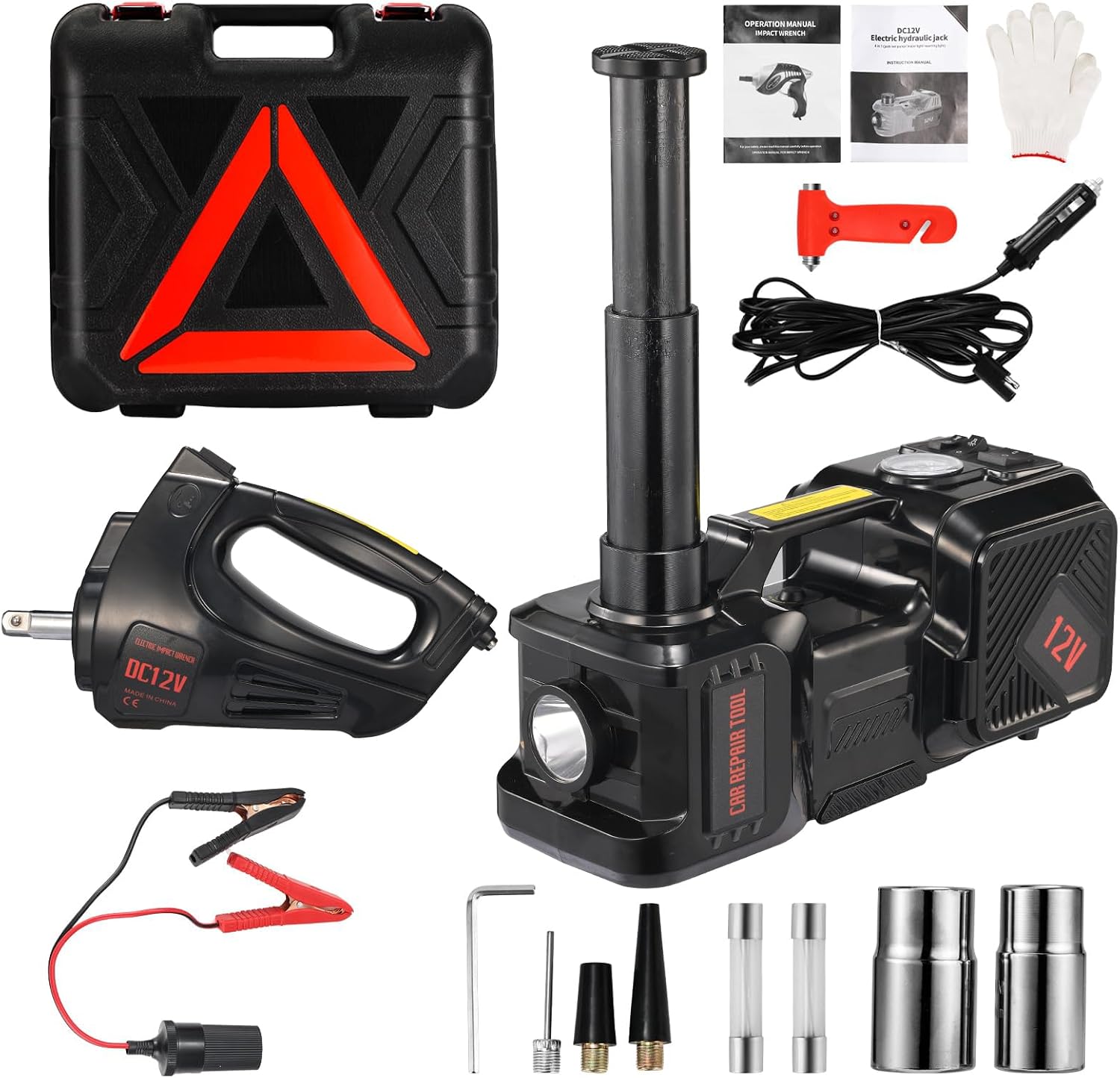 Electric Car Jack kit 5 Ton 12 - Hydraulic Car Lift 评论和价格