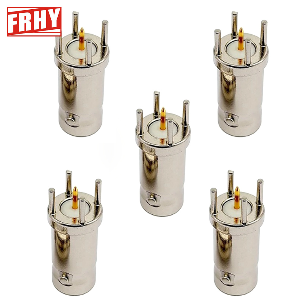 5PCS 50Ω BNC Female Q9 PCB Mou - Transmission Jack Adapter 评论和价格
