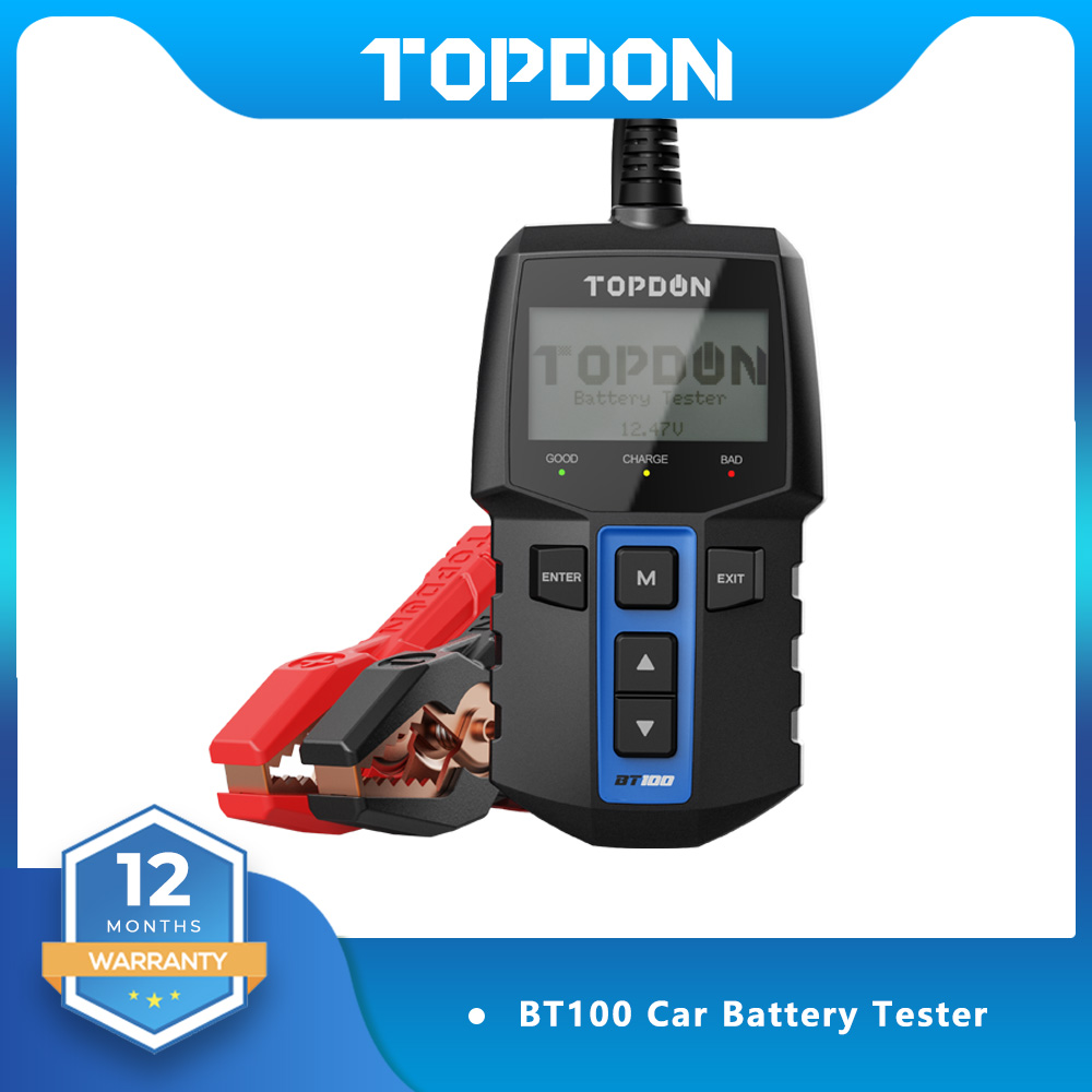 TOPDON BT100 12V Car Battery T - Battery Load Tester 评论和价格