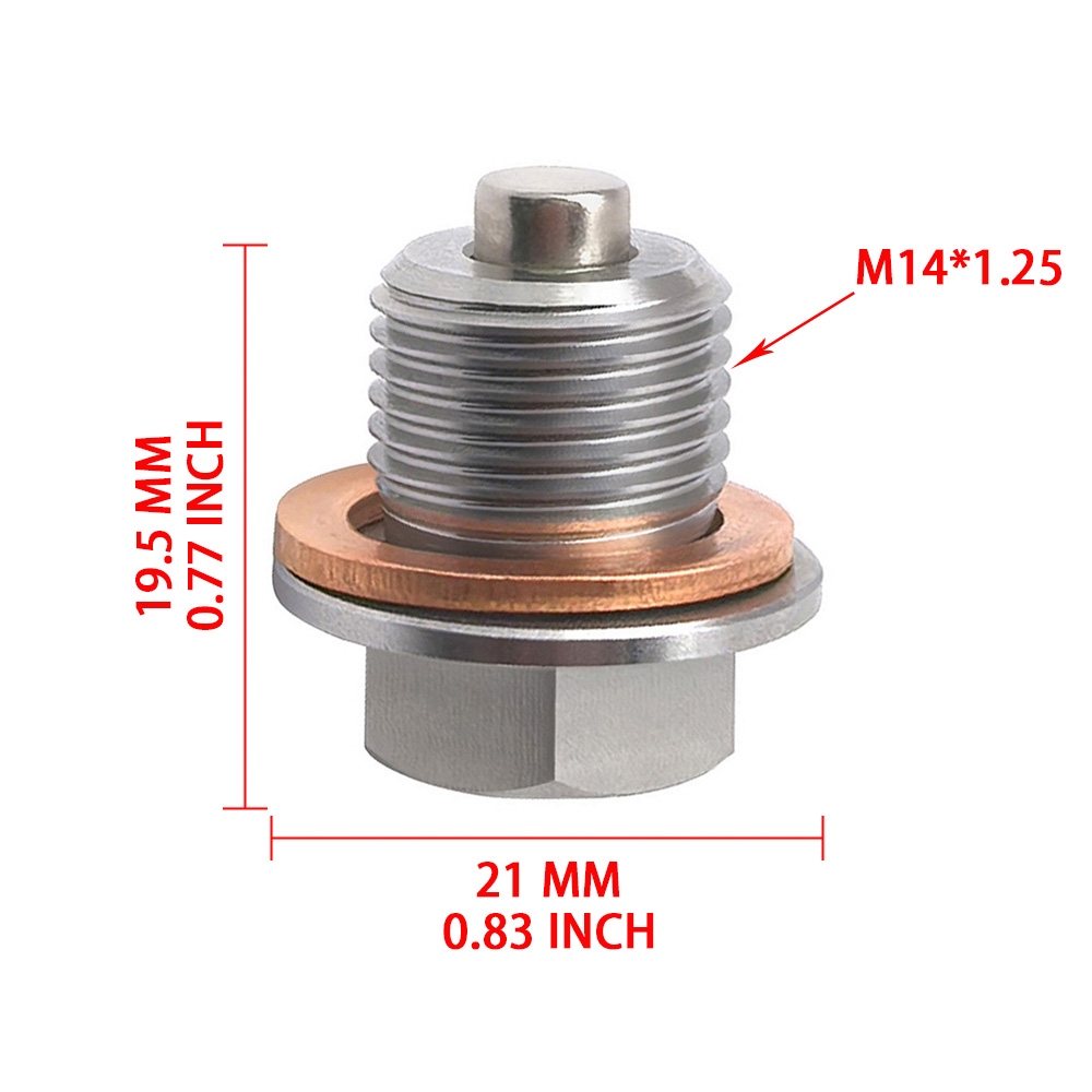Car Stainless Steel Magnetic O - Oil Drain Tank 评论和价格