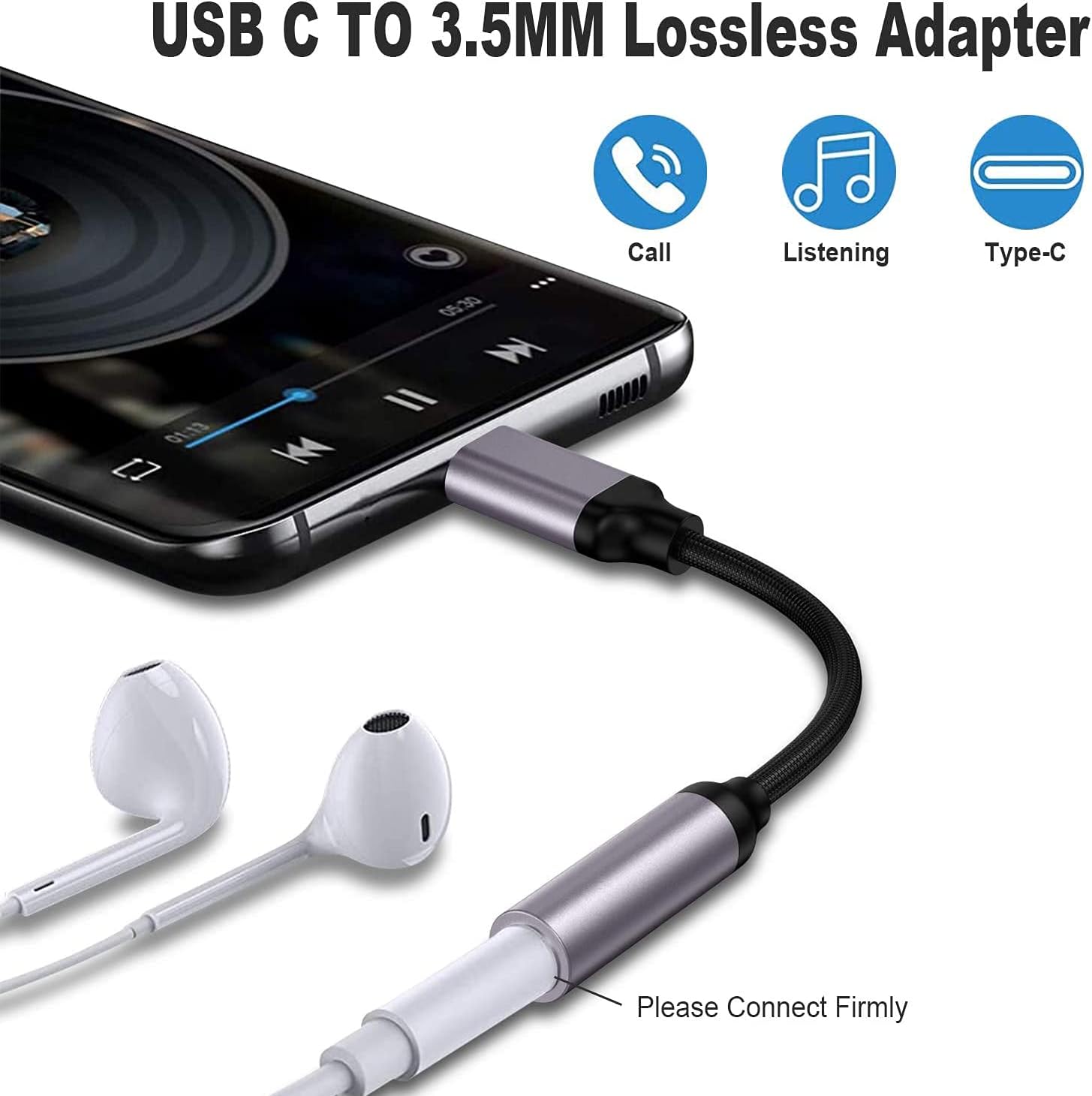 USB Type C To 3.5mm Aux Adapte - Transmission Jack Adapter 评论和价格