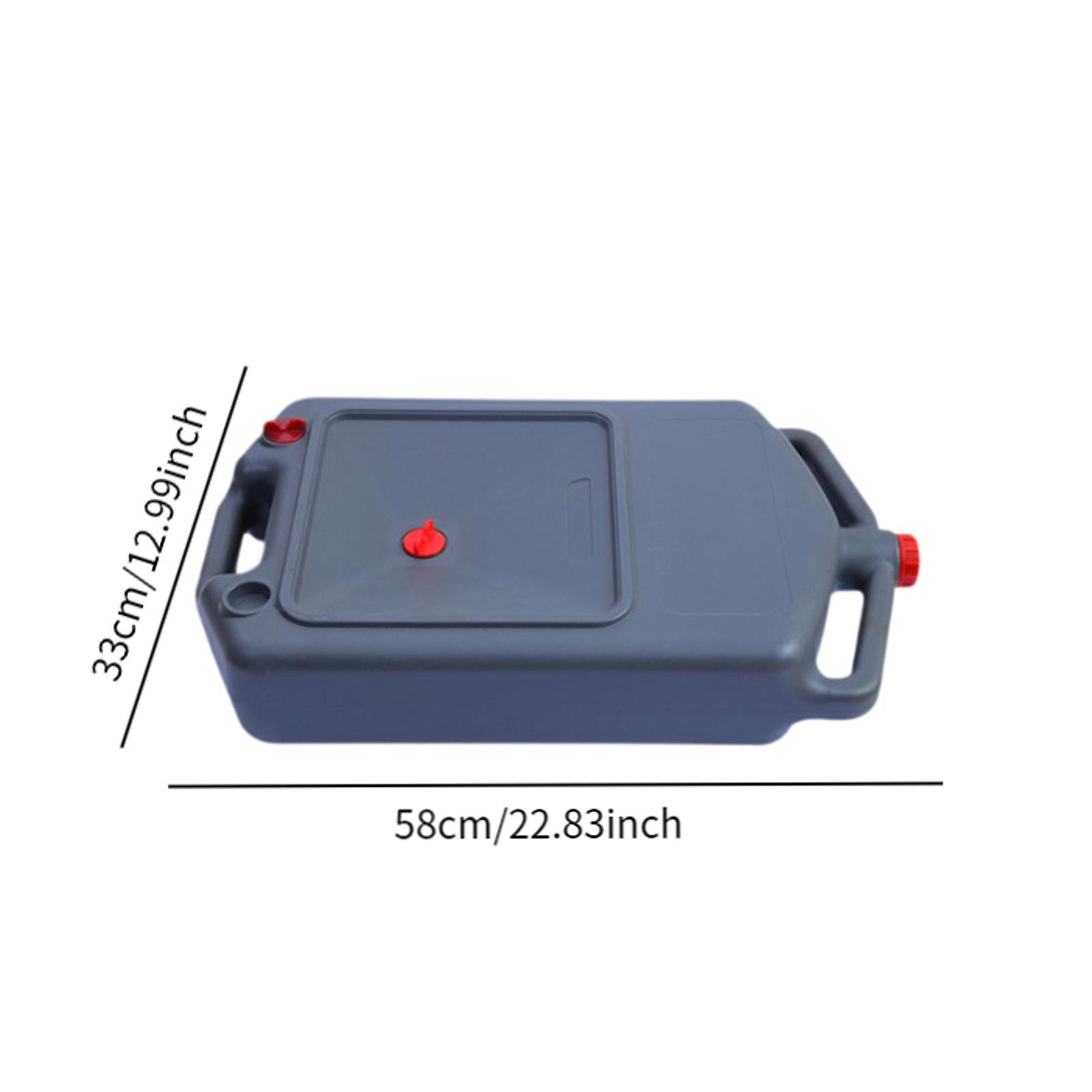 Oil Drain Can 12L Fluted Colle - Oil Drain Tank 评论和价格