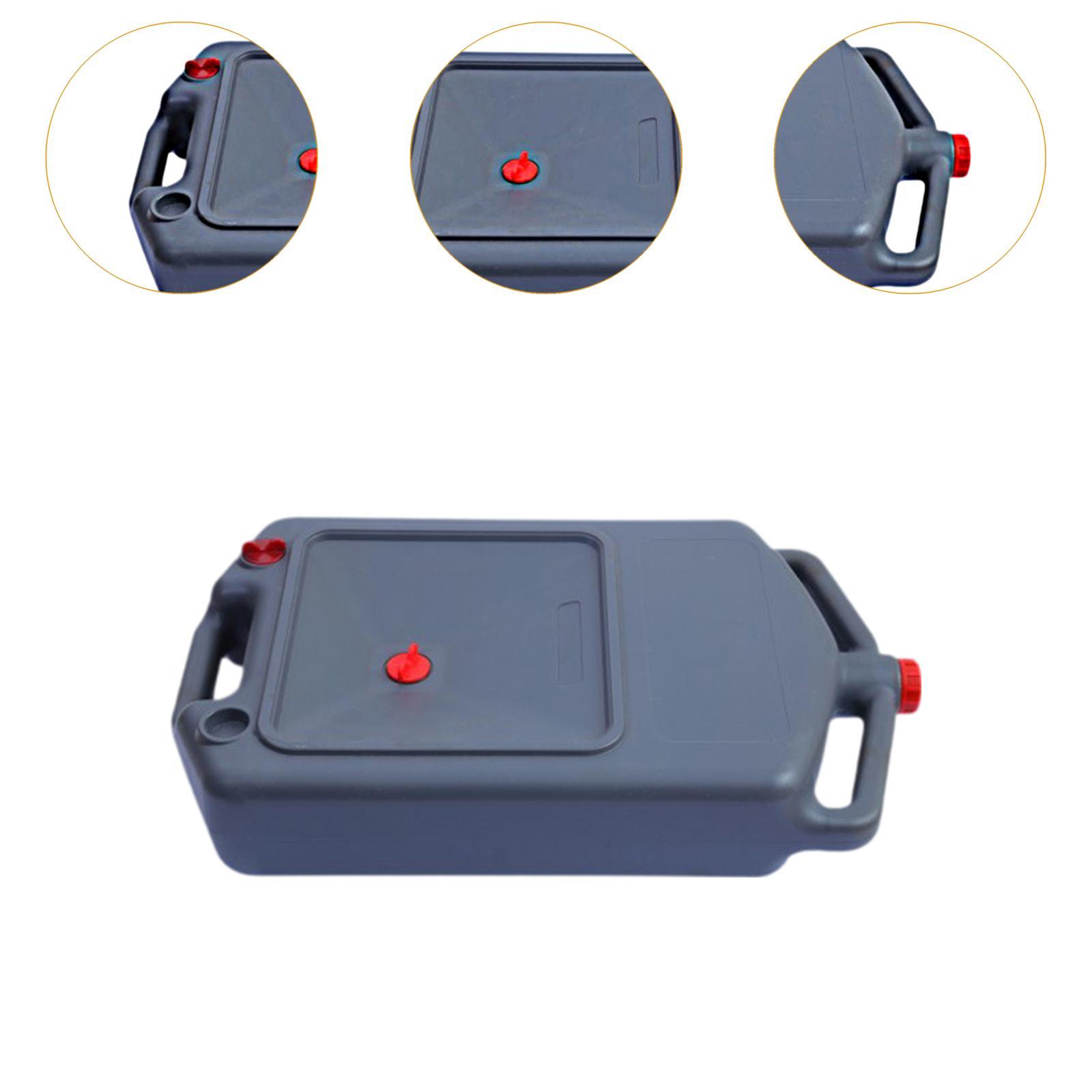 Oil Drain Can 12L Fluted Colle - Oil Drain Tank 评论和价格