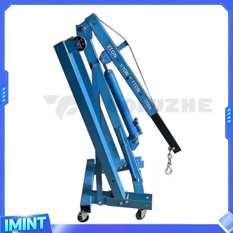 2-ton Foldable Blue Car Engine - Hydraulic Car Lift 评论和价格